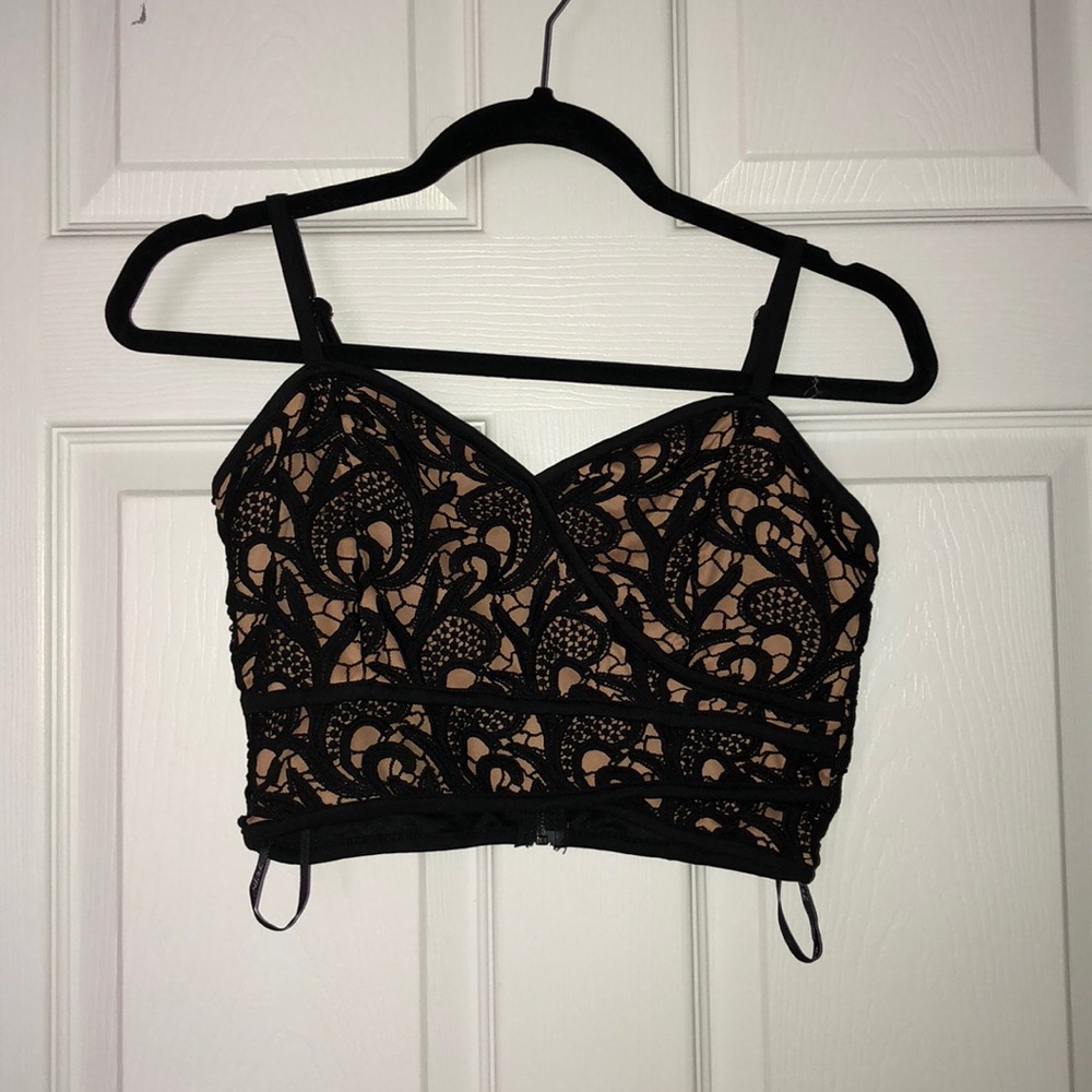 Lace crop top